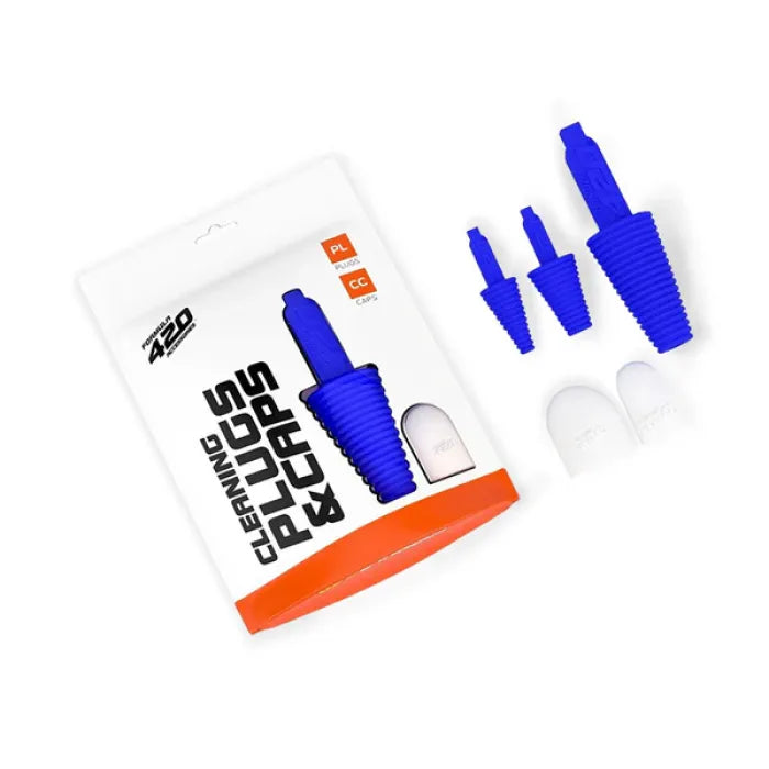 FORMULA 420 CLEANING PLUGS S/M/L & CAPS - ASSORTED COLOR