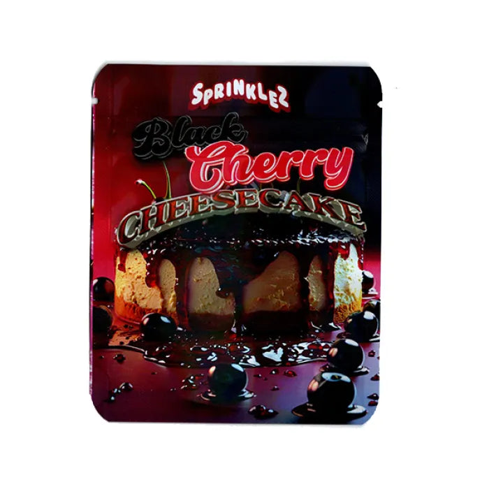 SMOKE PROOF BAGS - SPRINKLEZ BLACK CHERRY CHEESECAKE