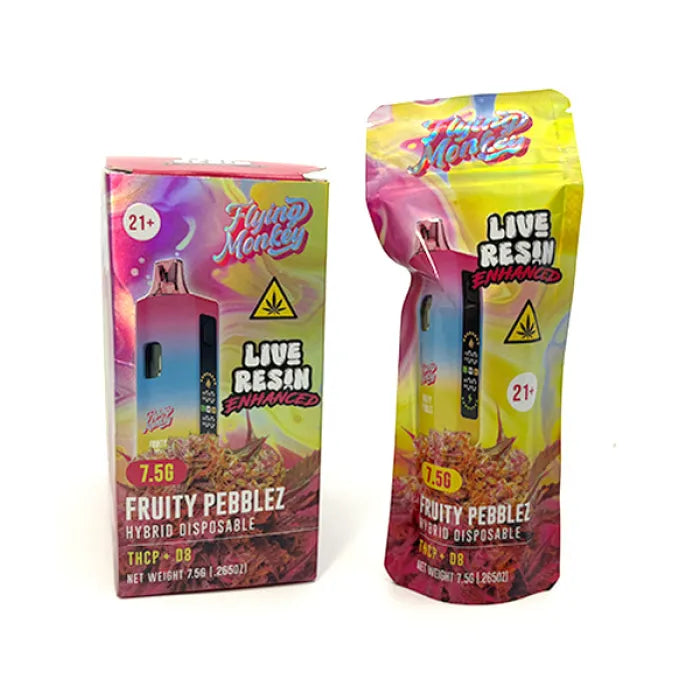 FLYING MONKEY DISPOSABLE LR ENHANCED THCP D8 7.5G 5CT