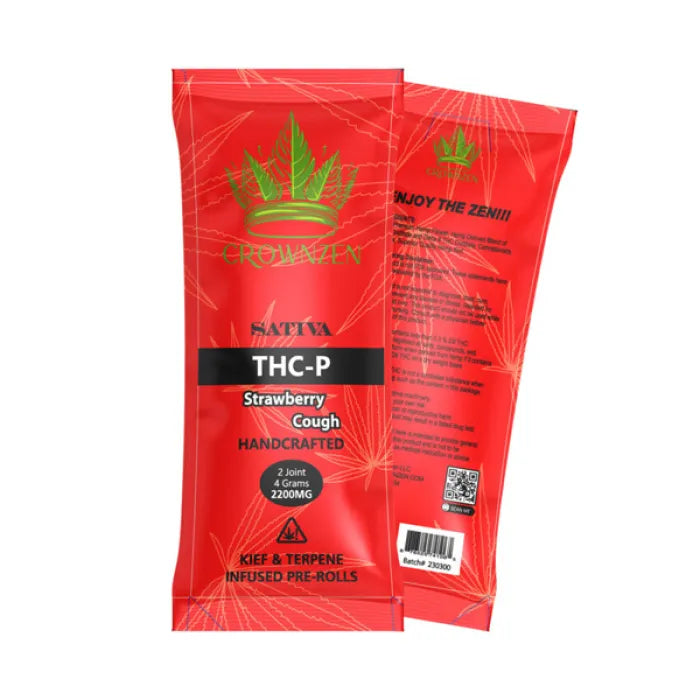 CROWNZEN THCP PRE ROLL 4G 12CT