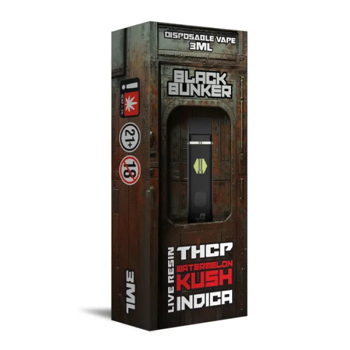 BLACK BUNKER LIVE RESIN THCP DISPOSABLE 3ML 5CT