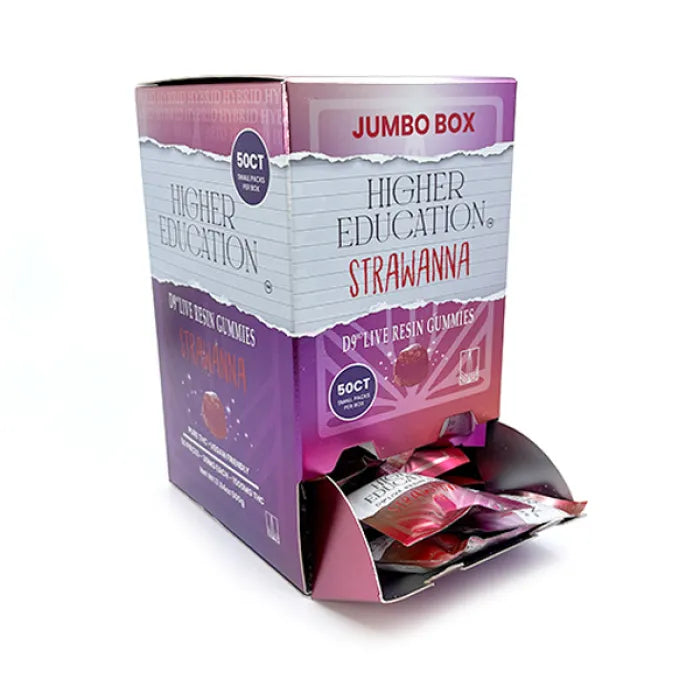 HIGHER EDUCATION D9 LV GUMMIES 30G 50CT