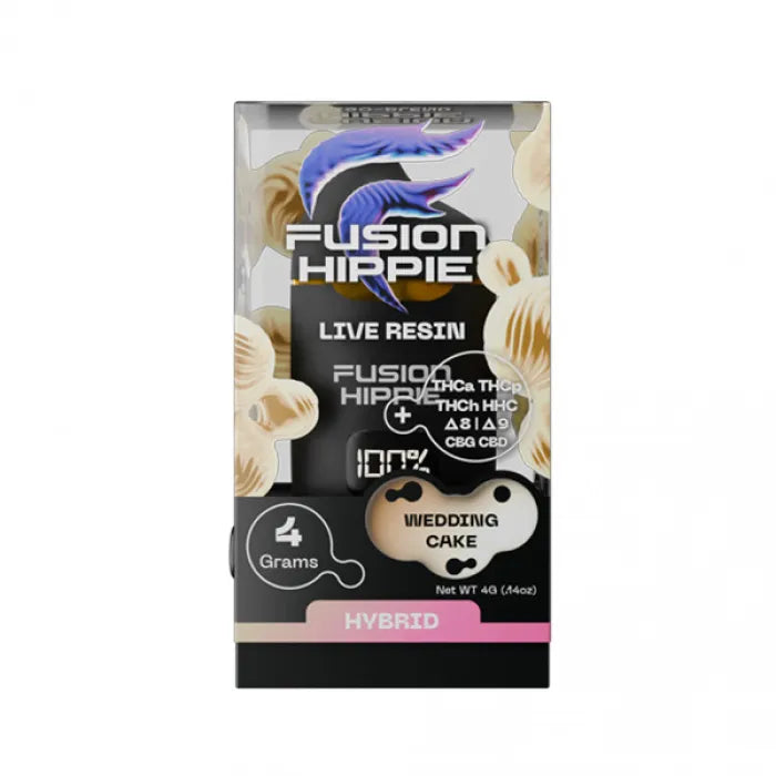 FUSION HIPPIE LIVE RESIN DISPOSABLE 4G 6CT