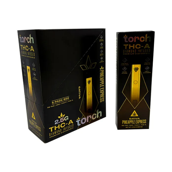 TORCH DISPOSABLE LIVE ROSIN THCA 2.5G 5CT