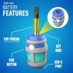 SMYLE CHUGJAMIN CART BATTERY - BLUE