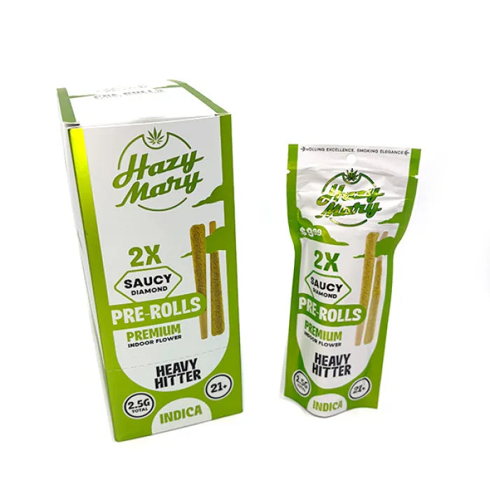HAZY MARY THCP PREROLLS 2.5G 2CT