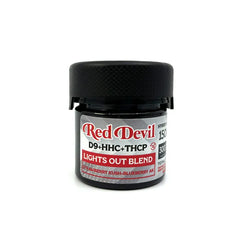 RED DEVIL LIGHTS OUT GUMMIES D9 HHC THCP 1500MG 5PC
