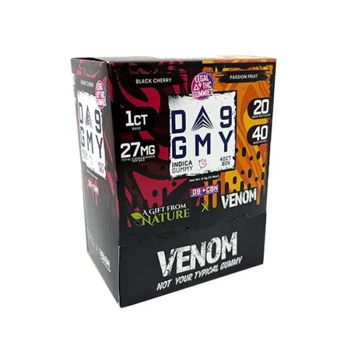 AGFN X VENOM GMY D9 GUMMIES 27G 1PC 40CT