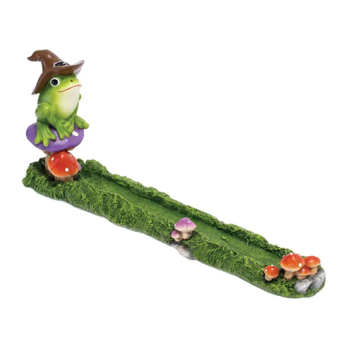 FUJIMA FROG IN HAT INCENSE BURNER IB217
