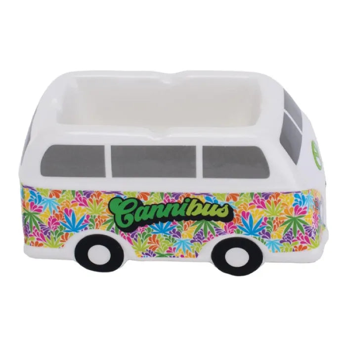 FUJIMA 5" HIPPIE BUS CERAMIC ASHTRAY LT219