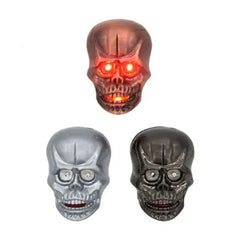 CLICKIT SKULL LIGHTER W/LIGHT & SOUND GH-9067 ASSORTED COLOR