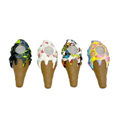 PALPITATE SILICONE PIPE PI-045 - ICE CREAM