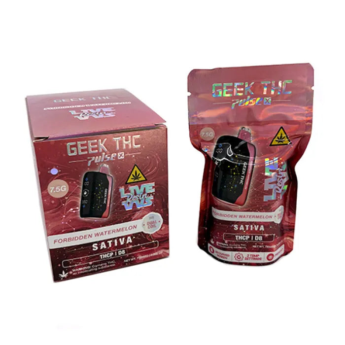 GEEK THC PULSE X LIVE RESIN VVS DISPOSABLES 7.5G