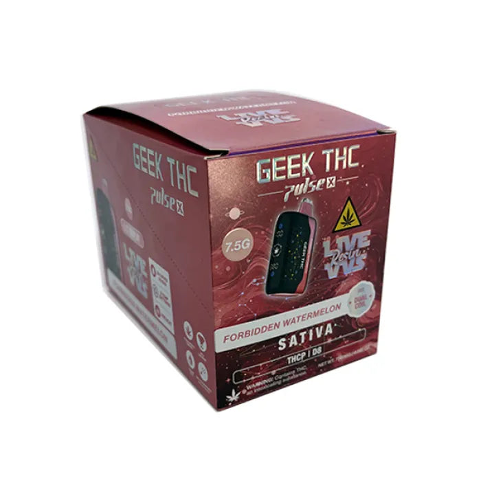 GEEK THC PULSE X LIVE RESIN VVS DISPOSABLES 7.5G
