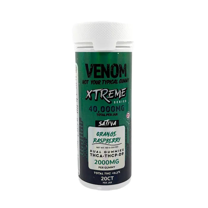 VENOM XTREME GUMMIES THCA/THCP/D9 40,000MG 20CT