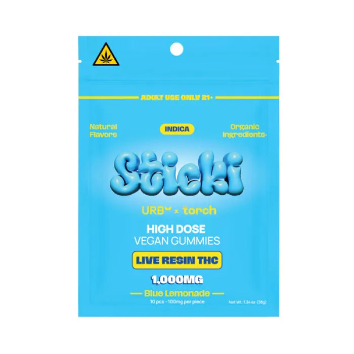 STICKI URB TORCH THC LR DUMMIES 1,000MG