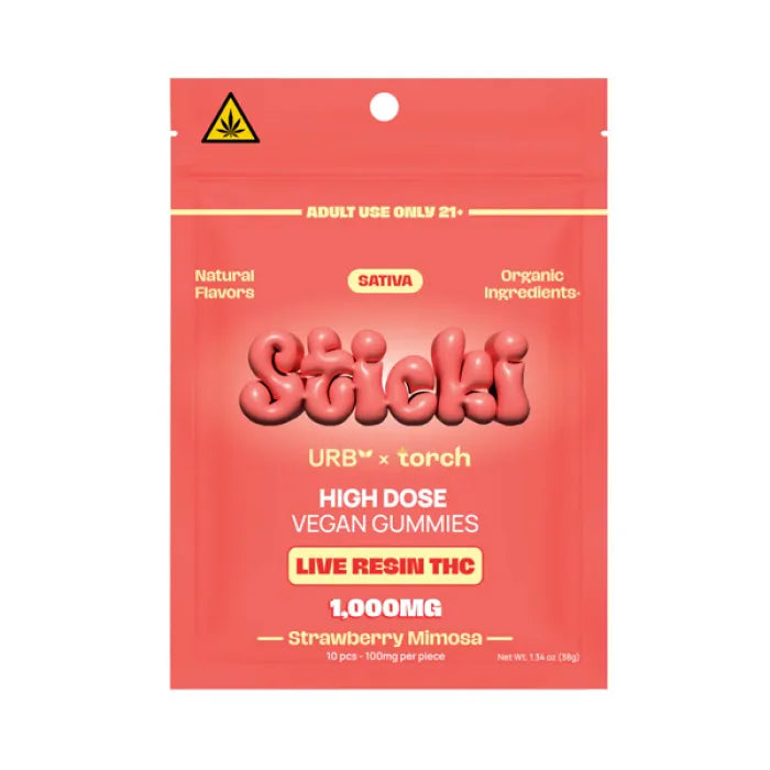 STICKI URB TORCH THC LR DUMMIES 1,000MG