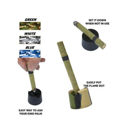 KING PALM SILICONE SNUFFERS KP-960 - ASSORTED