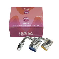 HILLSIDE GLASS 6PK 25MM COLOR BASE BANGER 90-14