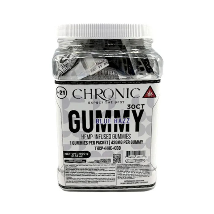 CHRONIC THCP+HHC+CBD GUMMY 420MG 1PK 30CT
