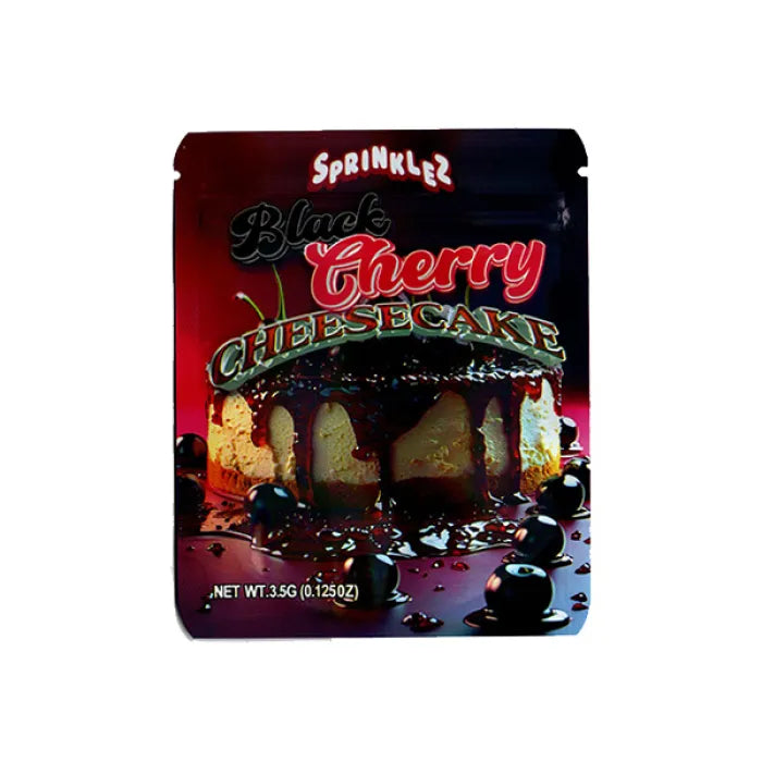 SMOKE PROOF BAGS - SPRINKLEZ BLACK CHERRRY