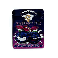 SMOKE PROOF BAGS - WARHEADZ BLUE RASBERRY
