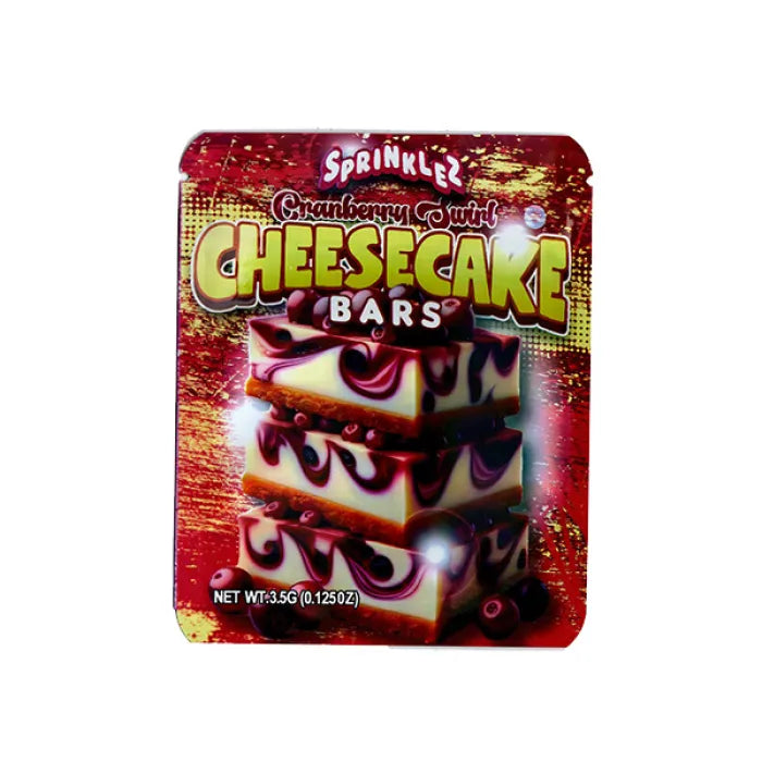SMOKE PROOF BAGS - SPRINKLES CRANBERRY JWIRL
