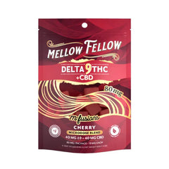 MELLOW FELLOW MICRODOSE EDIBLES D9+CBD 80MG 6CT