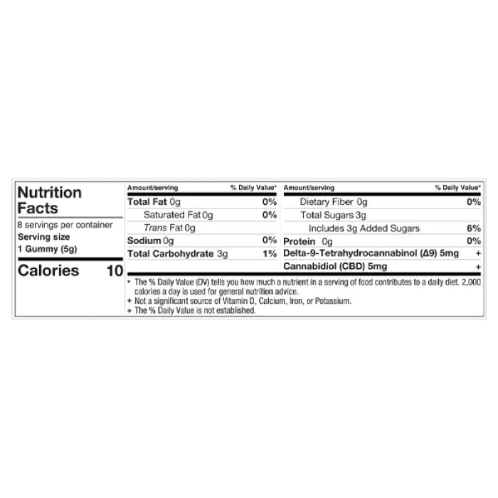MELLOW FELLOW MICRODOSE EDIBLES D9+CBD 80MG 6CT