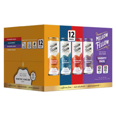 MELLOW FELLOW SELTZER BEVERAGE D9+CBD 20MG 12CT - ASSORTED