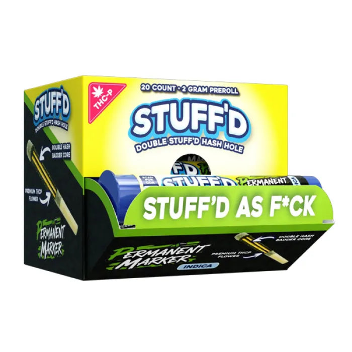 STUFFD THCP PRE ROLL 2G 20CT