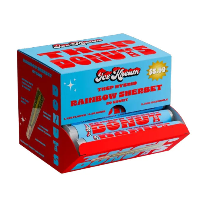 ICE KREAM DONUTS THCP HASH HOLE PREROLLS 2.25G 20CT