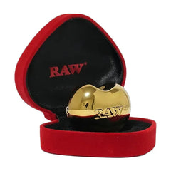 RAW GOLD GLASS HEART HORLDER