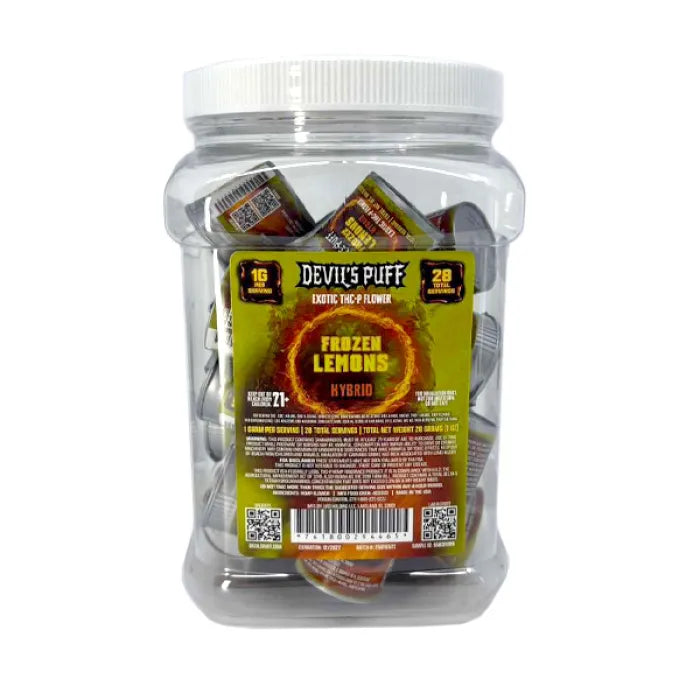 DEVIL'S PUFF EXOTIC THCP FLOWER 1G 28CT