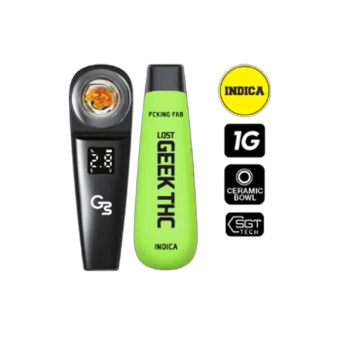 LOST GEEK THC 1G DAB DISPOSABLE 5CT