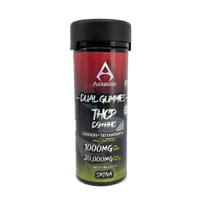 ASSASSIN THCP+D9 GUMMIES 1000MG 20CT