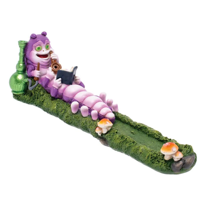 FUJIMA 10.3IN CATERPILLAR SMOKING HOOKAH INCENSE BURNER IB222