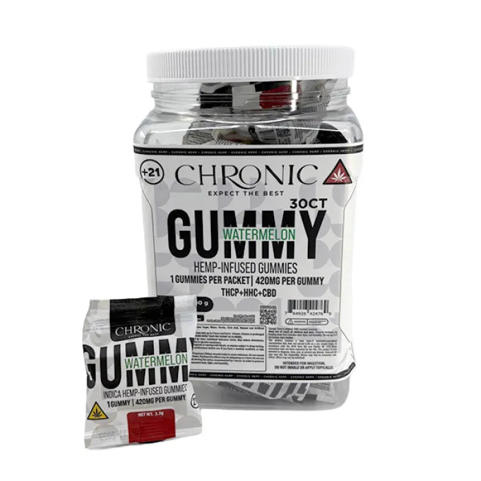 CHRONIC THCP+HHC+CBD GUMMY 420MG 1PK 30CT