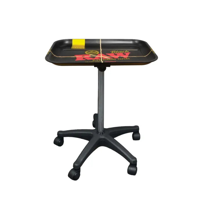 RAW BLACK TRAY WITH TABLE STAND