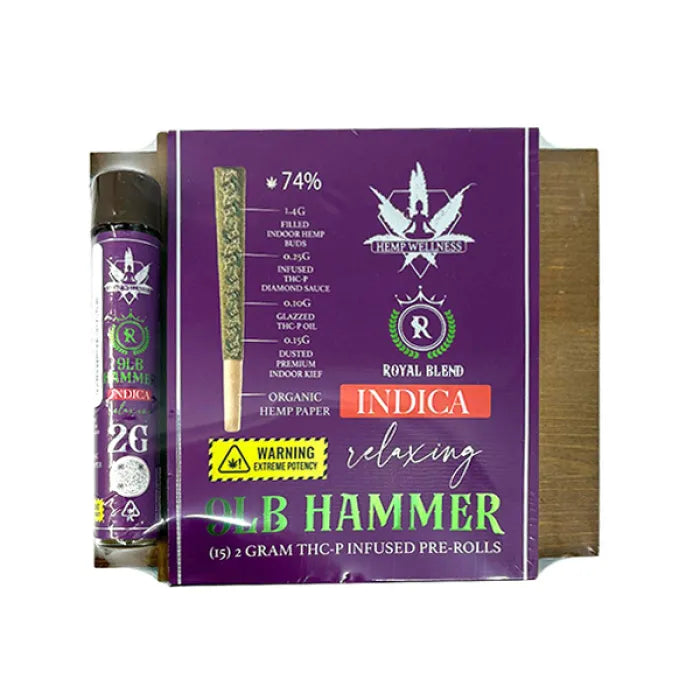 HEMP WELLNESS ROYAL BLEND THCP INFUSED PREROLL 2G
