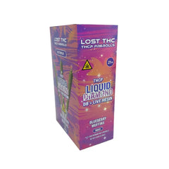 LOST THC LIQUID DIAMOND THCP PREROLLS D8 LR 3PC 1.65G 10CT