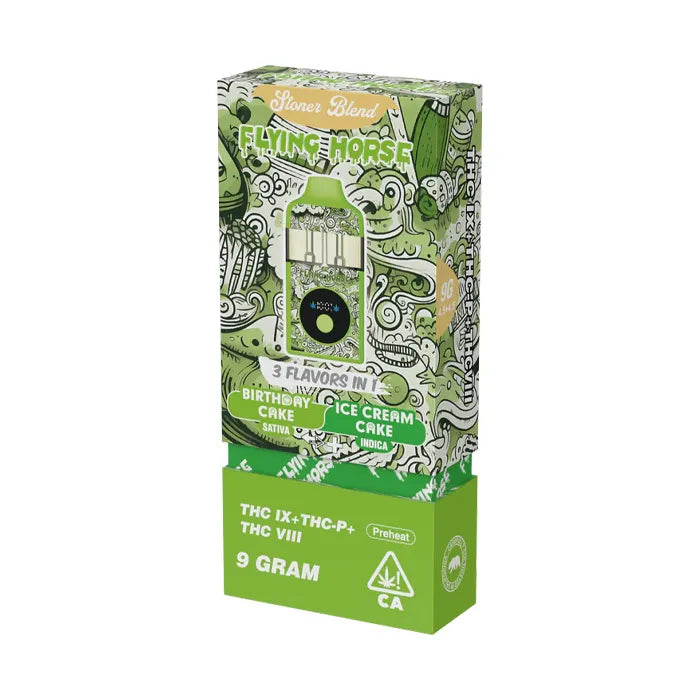 FLYING HORSE 3IN 1 STONER BLEND THCP THC-IX THC-VIII 9G 5CT