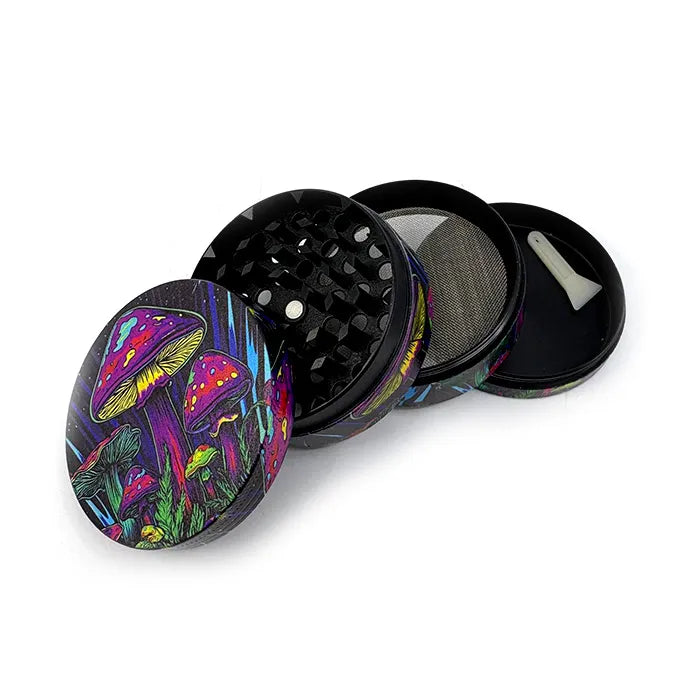 CLICKIT MIXED DESIGN PRINTED METAL GRINDER MG-003