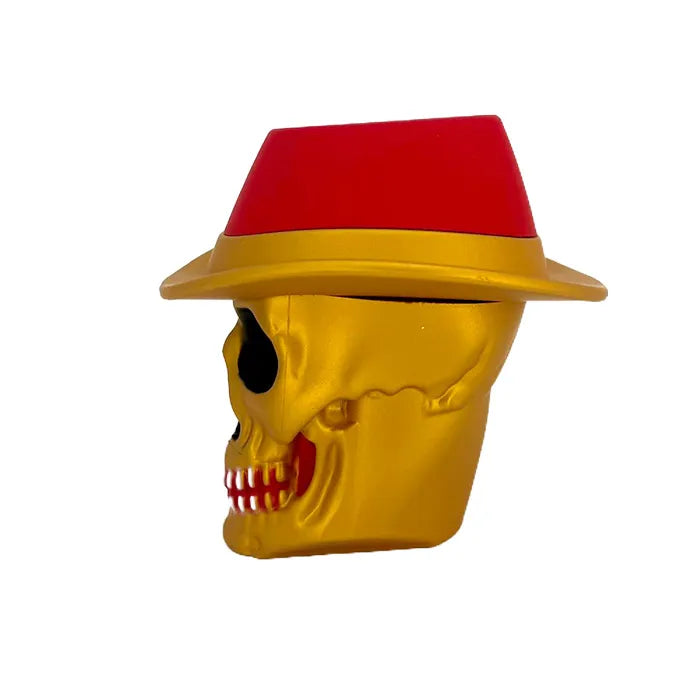 CLICKIT SKULL W/ HAT GRINDER MG-041
