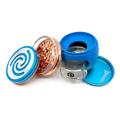 CLICKIT ALUMINUM LID ROUND GRINDER MG-123