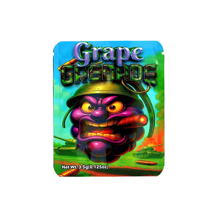 SMOKE PROOF BAGS - GRAPE GRENADE