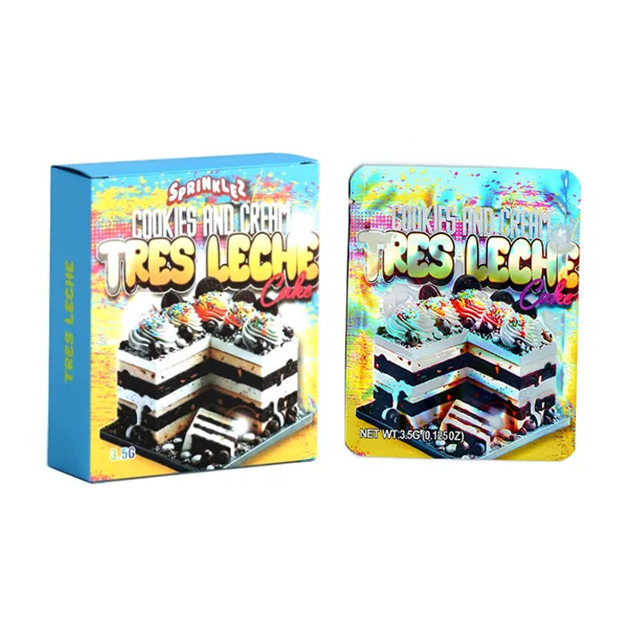 SMOKE PROOF BAGS W/ BOX KIT - COOKIES AND CREAM TRES LECHE