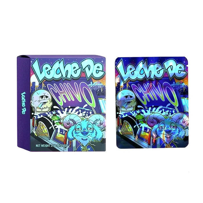 SMOKE PROOF BAGS W/ BOX KIT - LECHE DE CHIVO