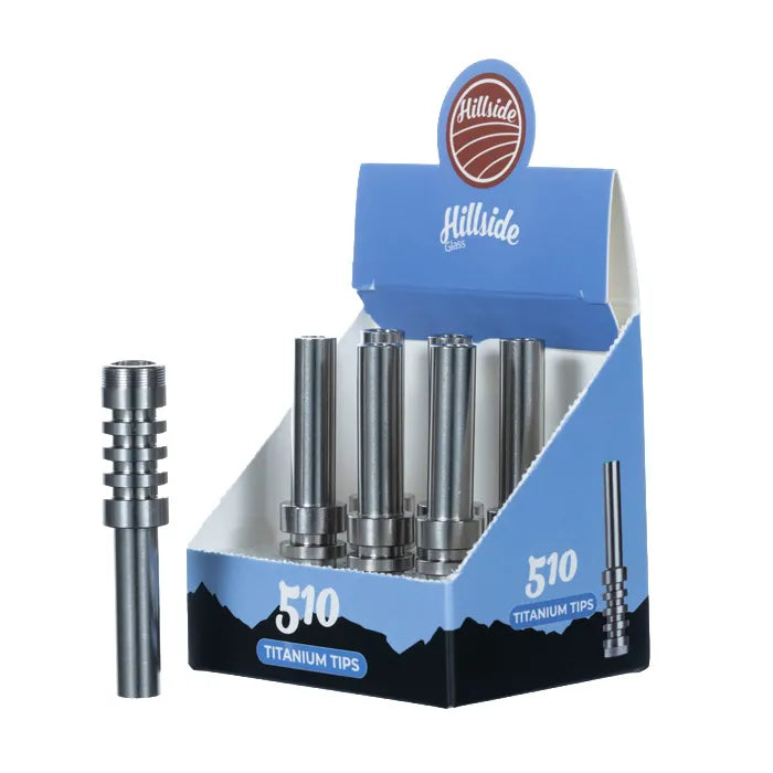 HILLSIDE TITANIUM TIPS 510 THREAD 6PK WWTN-510