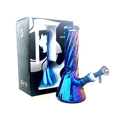 HILLSIDE IRIDESCENT TWISTED MINI BEAKER